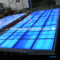 Usine de Detian vente chaude LED disco plancher de danse colorée led étage pour le stade de mariage décorer poids net